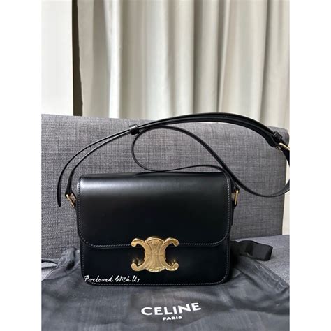 preloved celine triomphe|old celine handbags.